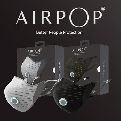 Active+ Smart Mask Black/yellow