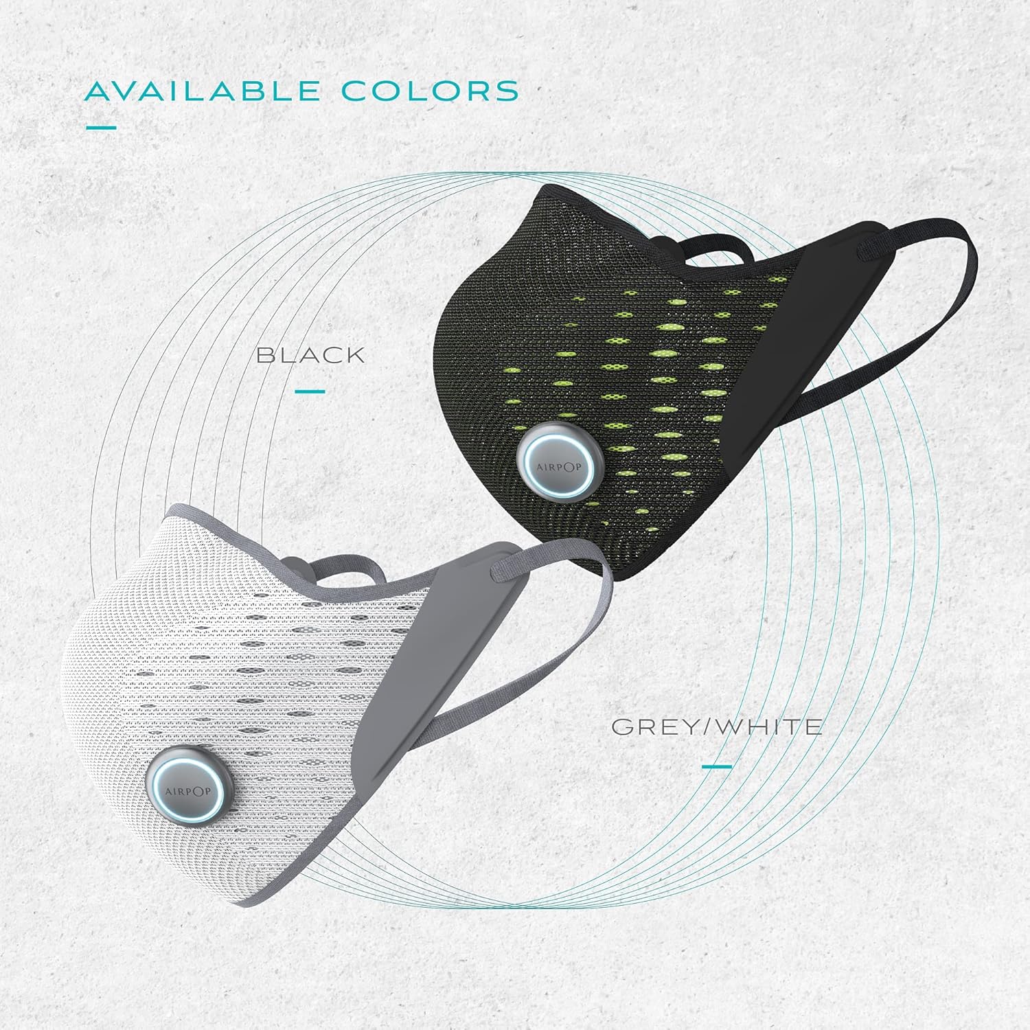 Active+ Smart Mask Black/yellow