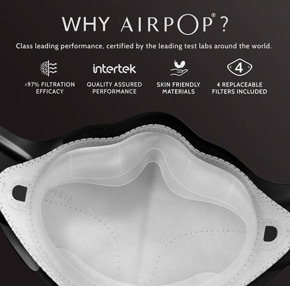 Active+ Smart Mask Black/yellow