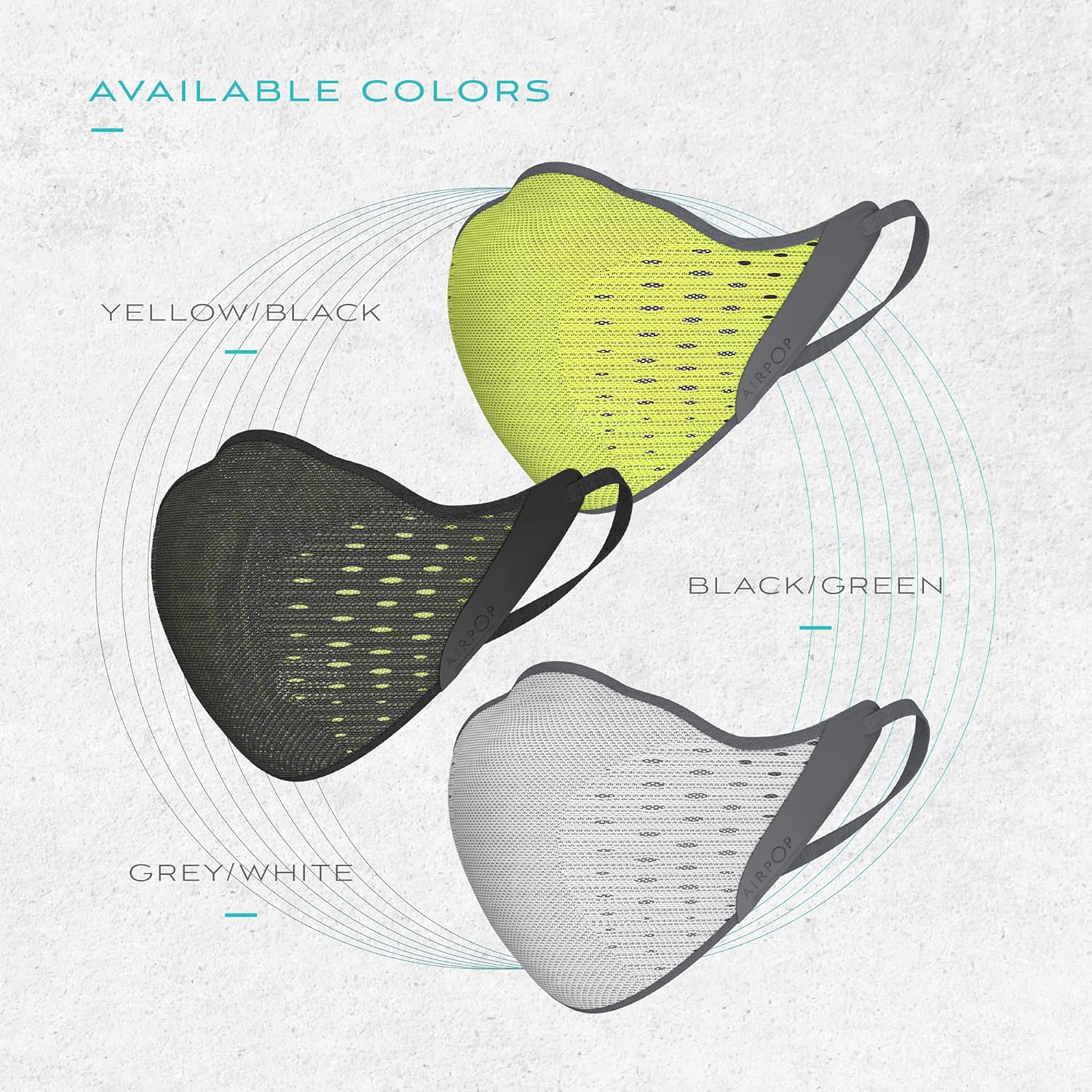 Active Mask White/Grey