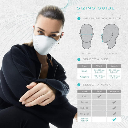 Active Mask White/Grey