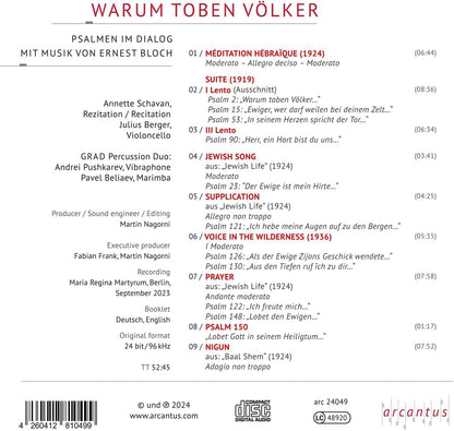 Warum Toben Völker: Psalmen Im Dialog