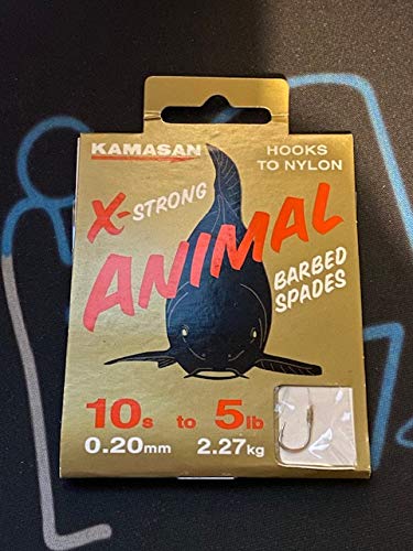 Kamasan Kamasan Animal Barbed Heavy HTN sz10 5lb 8x10pack