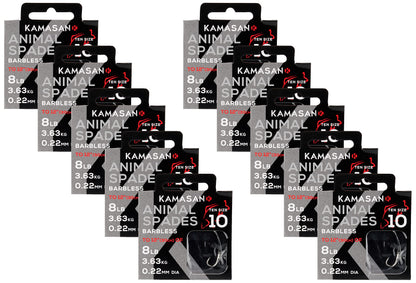 Kamasan Kamasan Animal Barbless Heavy HTN sz10 5lb 10x10pack
