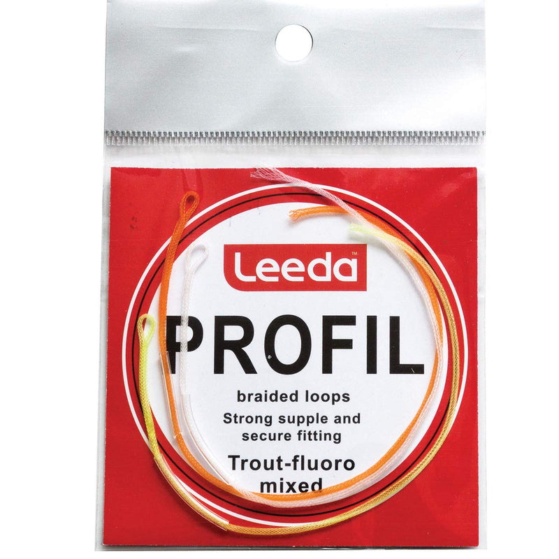 Leeda Leeda Profil Braided Loops Trout Flouro Mixed 10pack