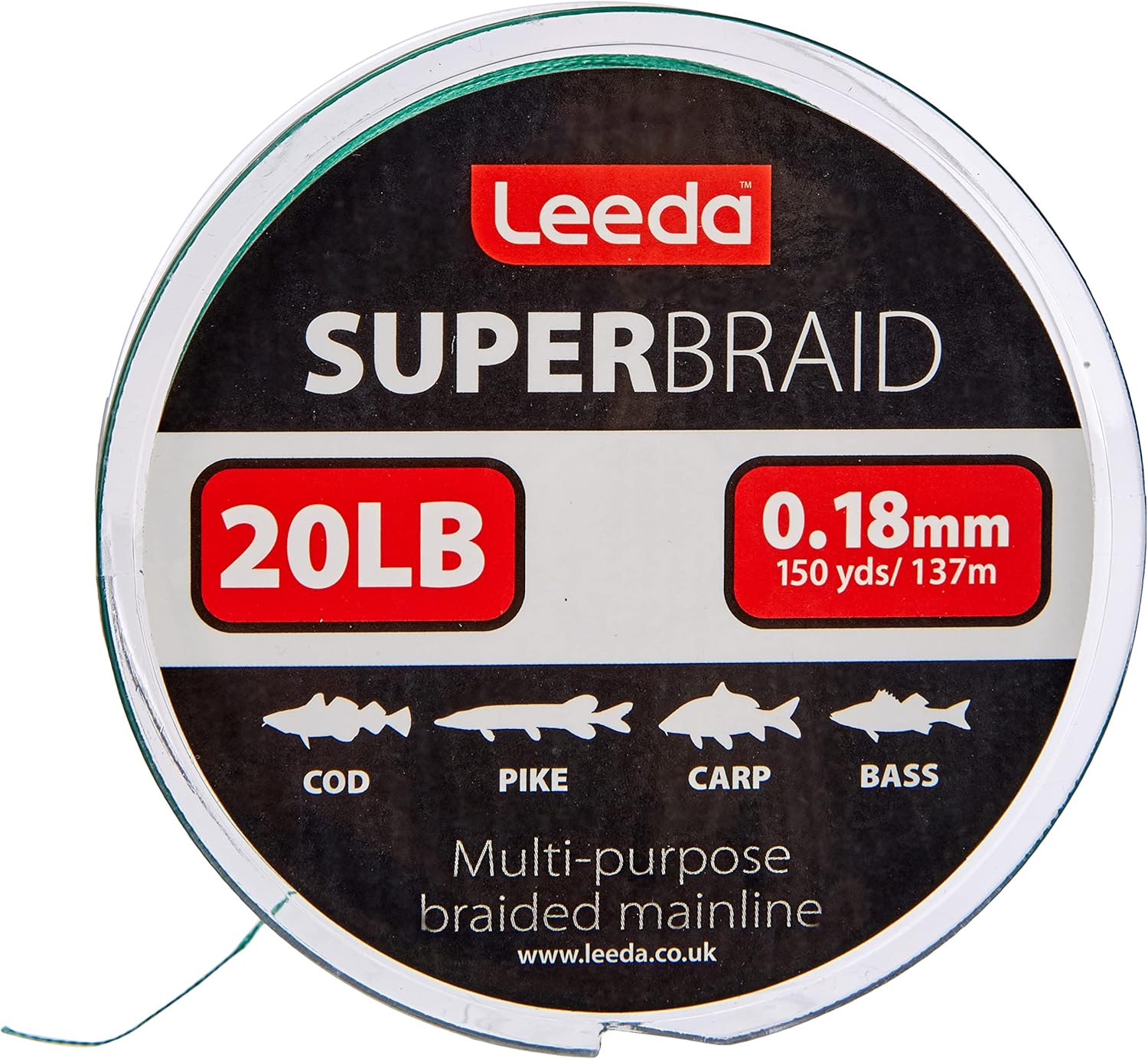 Leeda Leeda Super Braid 20lb  150yds / 137m