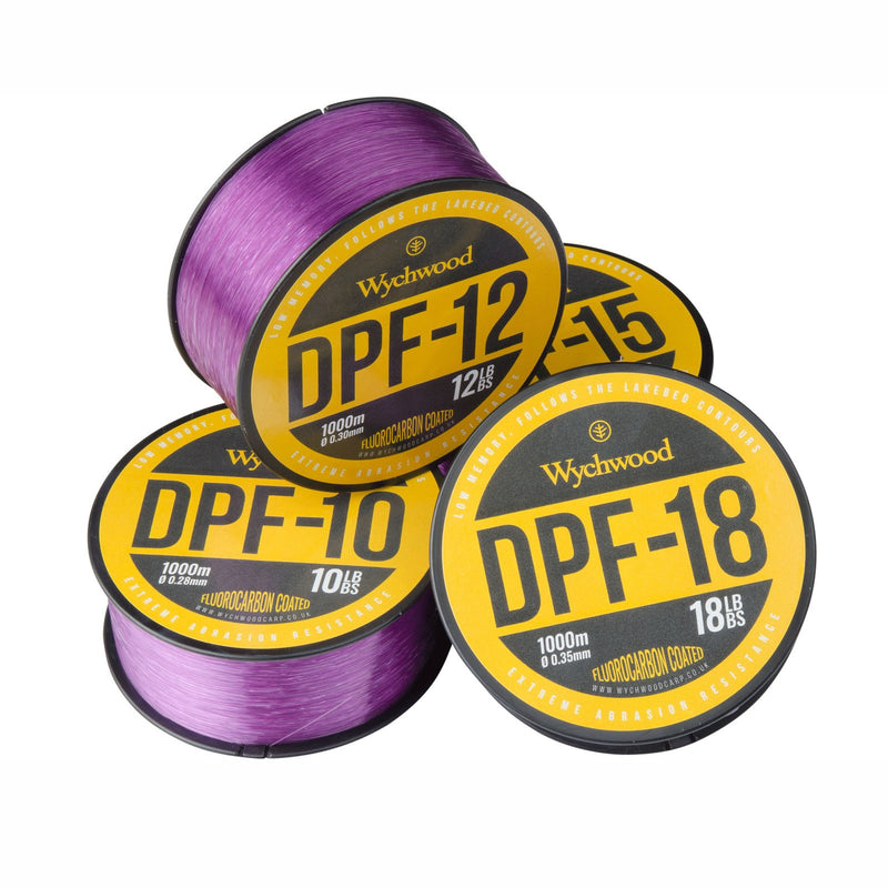 Wychwood - Carp Wychwood - Carp Deep Purple Fluro Coated Mono 18lb 5 Pack