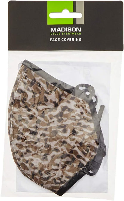 Madison Madison Element reusable face covering, printed camo desert storm khaki