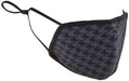 Madison Madison 3D reusable face covering, printed houndstooth black / grey