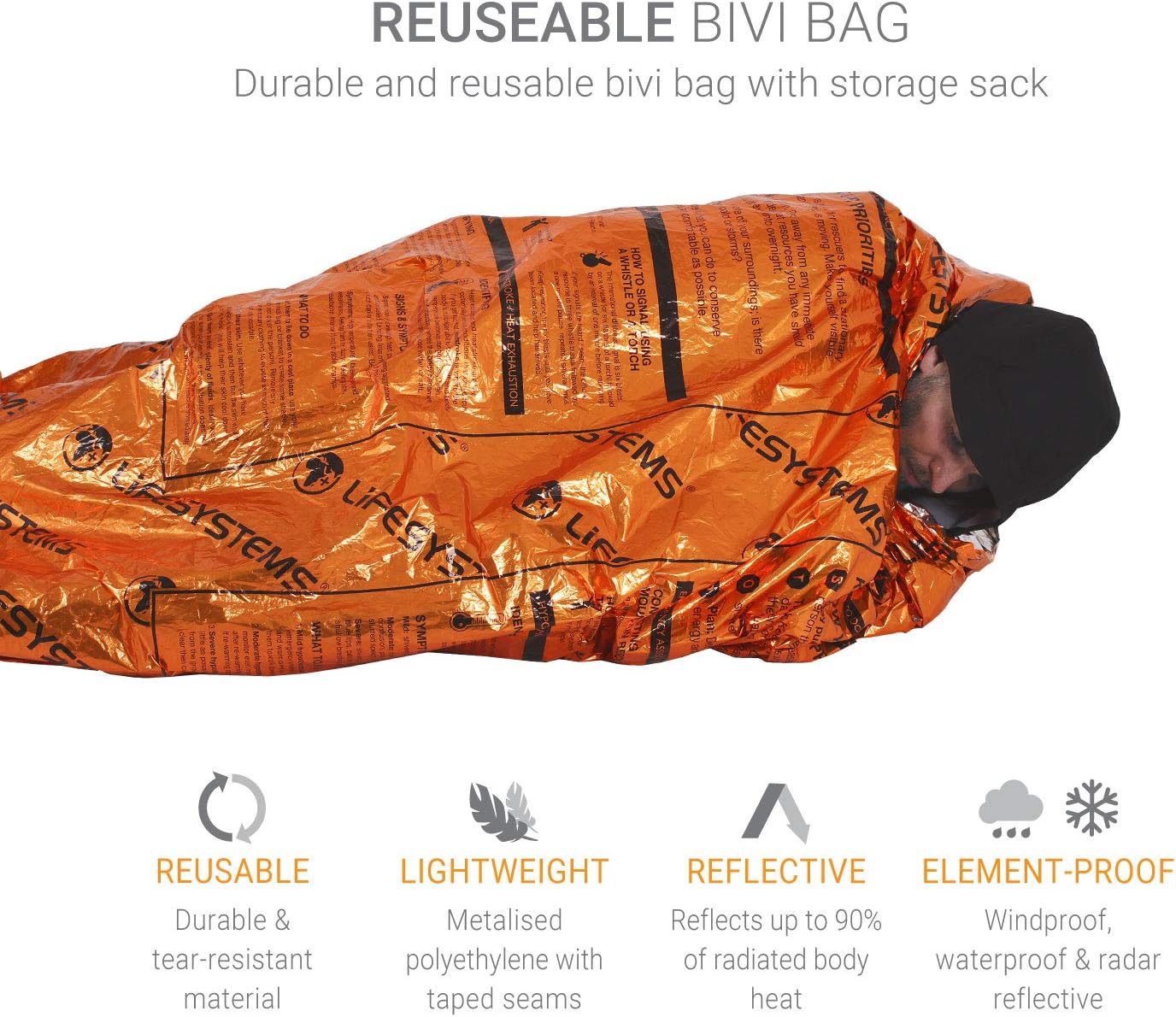 Lifesystems Lifesystems Heatshield Thermal Survival Bag