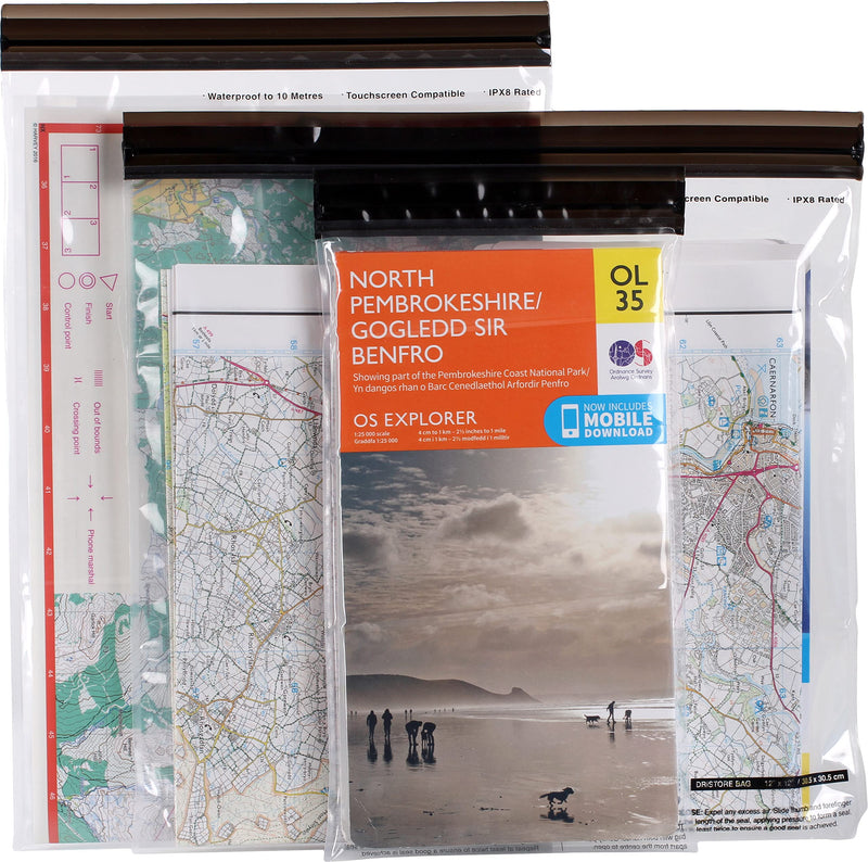 Lifeventure Lifeventure DriStore Waterproof LocTop bags - For Maps