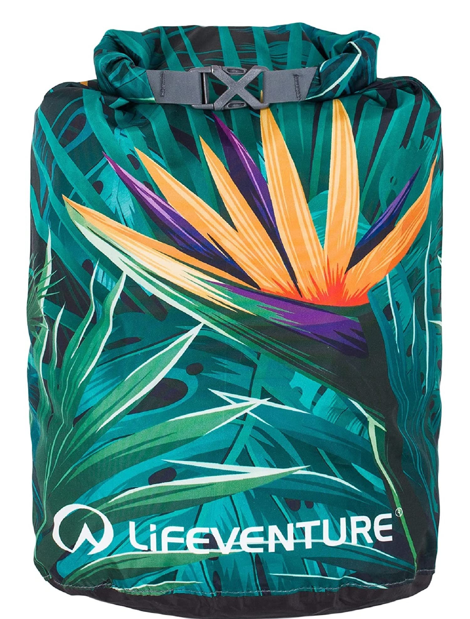 Lifeventure Waterproof Print Dry Bags 5, 10 or 25 Litre Dry Sacks Waterproof Bags for Kayaking Rafting Boating Hiking Camping Travel Fishing Sea Swimming Paddleboarding Boat Dry Bags