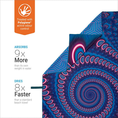 Lifeventure Lifeventure Recycled SoftFibre Trek Towel - Giant - Andaman