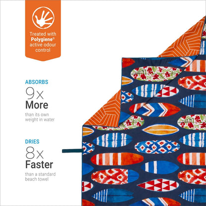 Recycled SoftFibre Trek Towel - Giant - Surfboards