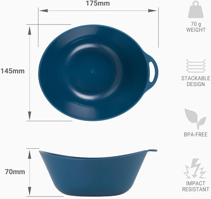 Lifeventure Lifeventure Ellipse Bowl - Navy Blue