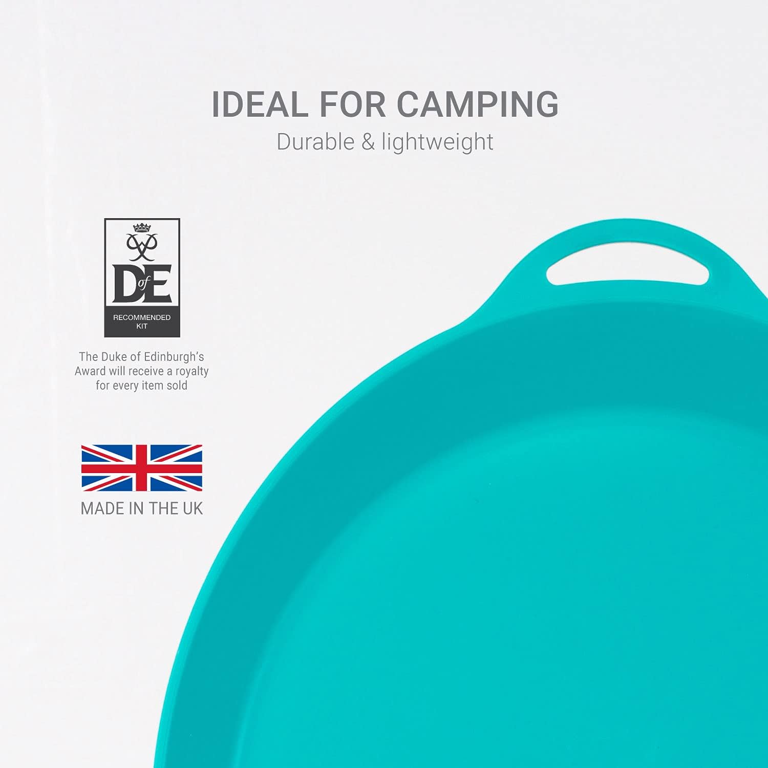 Lifeventure Lifeventure Ellipse Plate - Teal