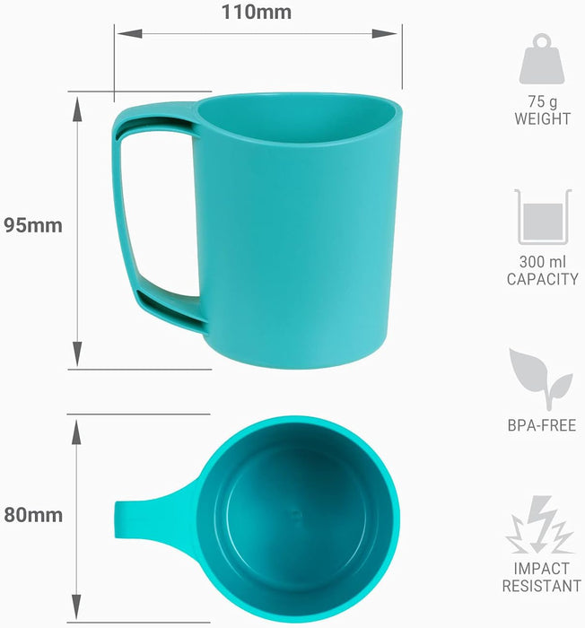 Lifeventure Ellipse Reusable Mug For Camping, Travel & Outdoor