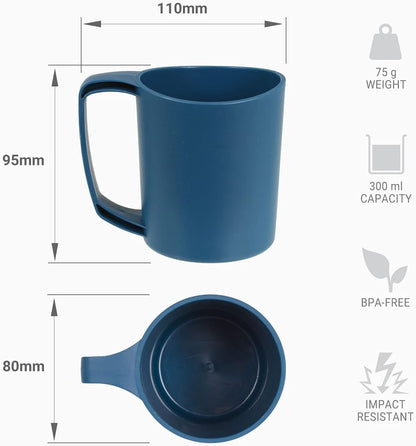 Lifeventure Lifeventure Ellipse Mug - Navy Blue