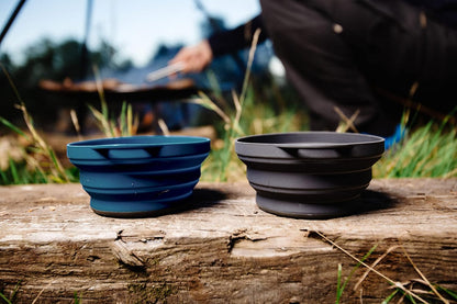 Lifeventure Lifeventure Silicone Ellipse Bowl - Graphite