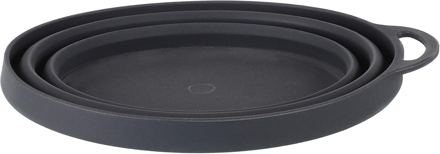 Lifeventure Lifeventure Silicone Ellipse Bowl - Graphite