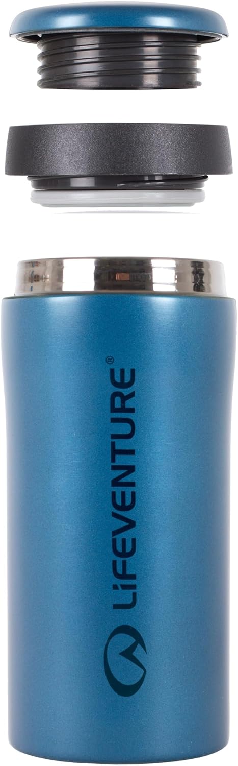 Lifeventure Lifeventure Thermal Mug, Metallic Cobalt