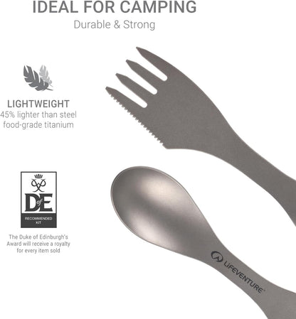 Lifeventure Lifeventure Superlight Titanium Spork