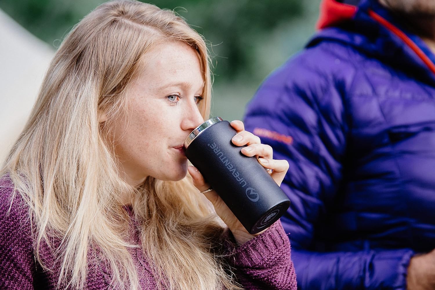 Lifeventure Lifeventure Thermal Mug - Matt Black
