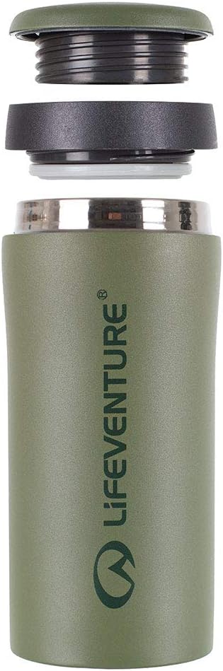 Lifeventure Lifeventure Thermal Mug - Matt Khaki
