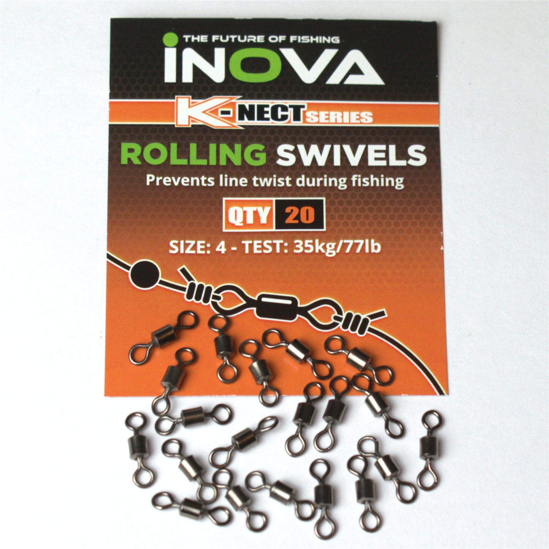 Inova Inova INOVA Rolling Swivels Size4 10PK