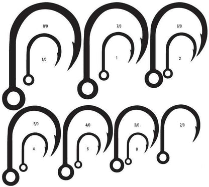 Mustad UltraPoint Kaiju Inline Hooks - Bass Wrasse Pollock GT Lure Sea Fishing