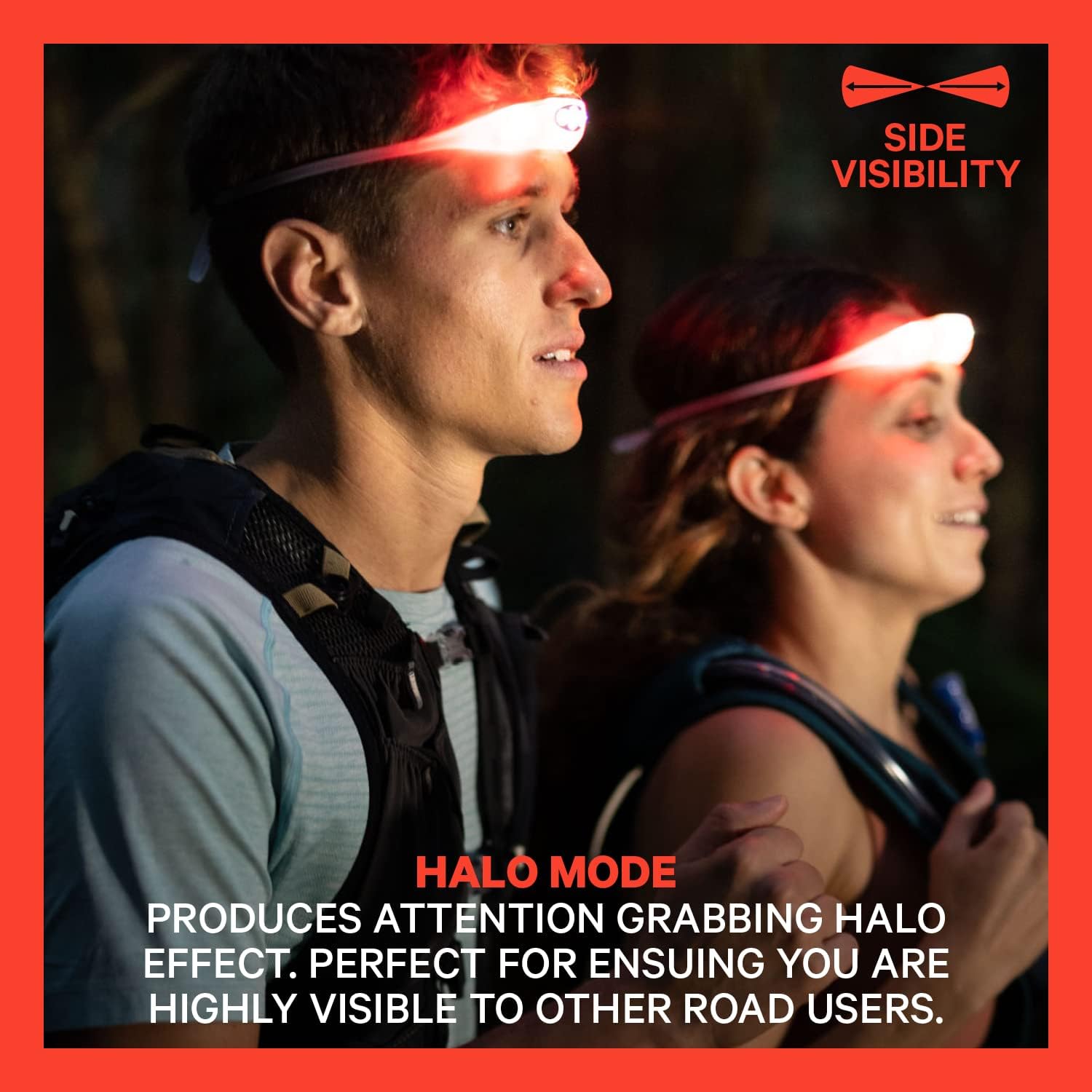 Knog Knog Bilby Run 400 Head Torch - Coral