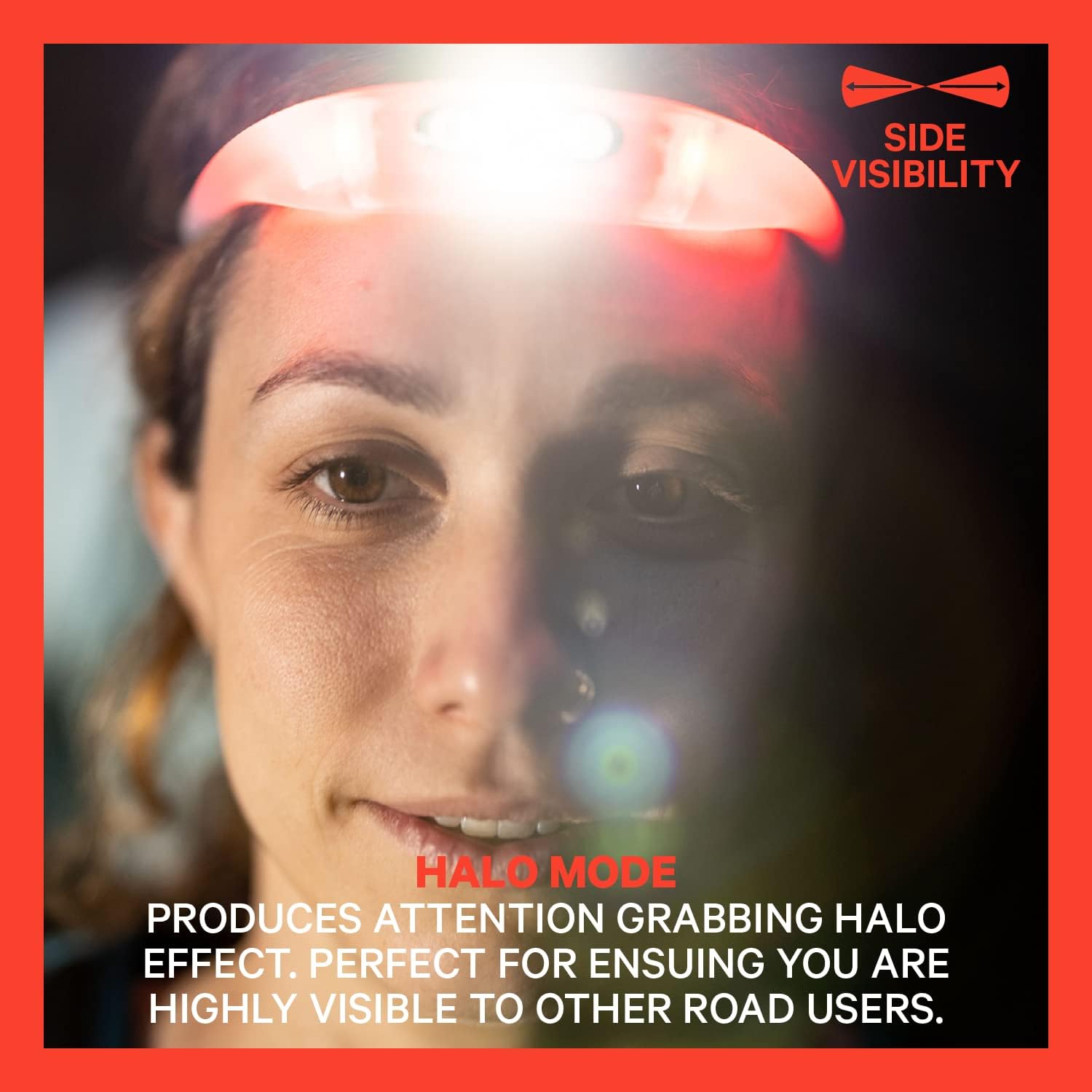 Knog Knog Bandicoot Run 250 Head Torch - Coral