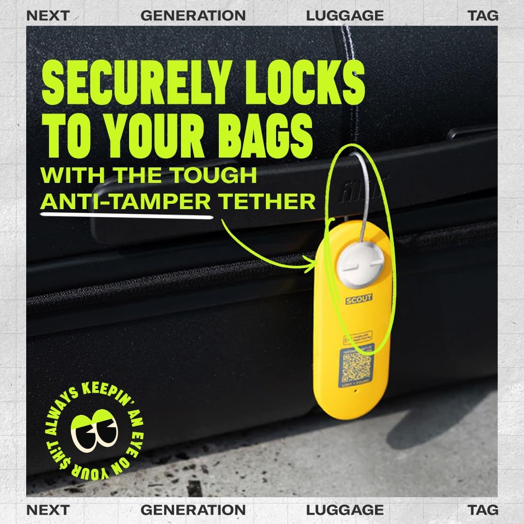 Knog Knog Scout Travel Luggage Alarm and Finder - Yellow
