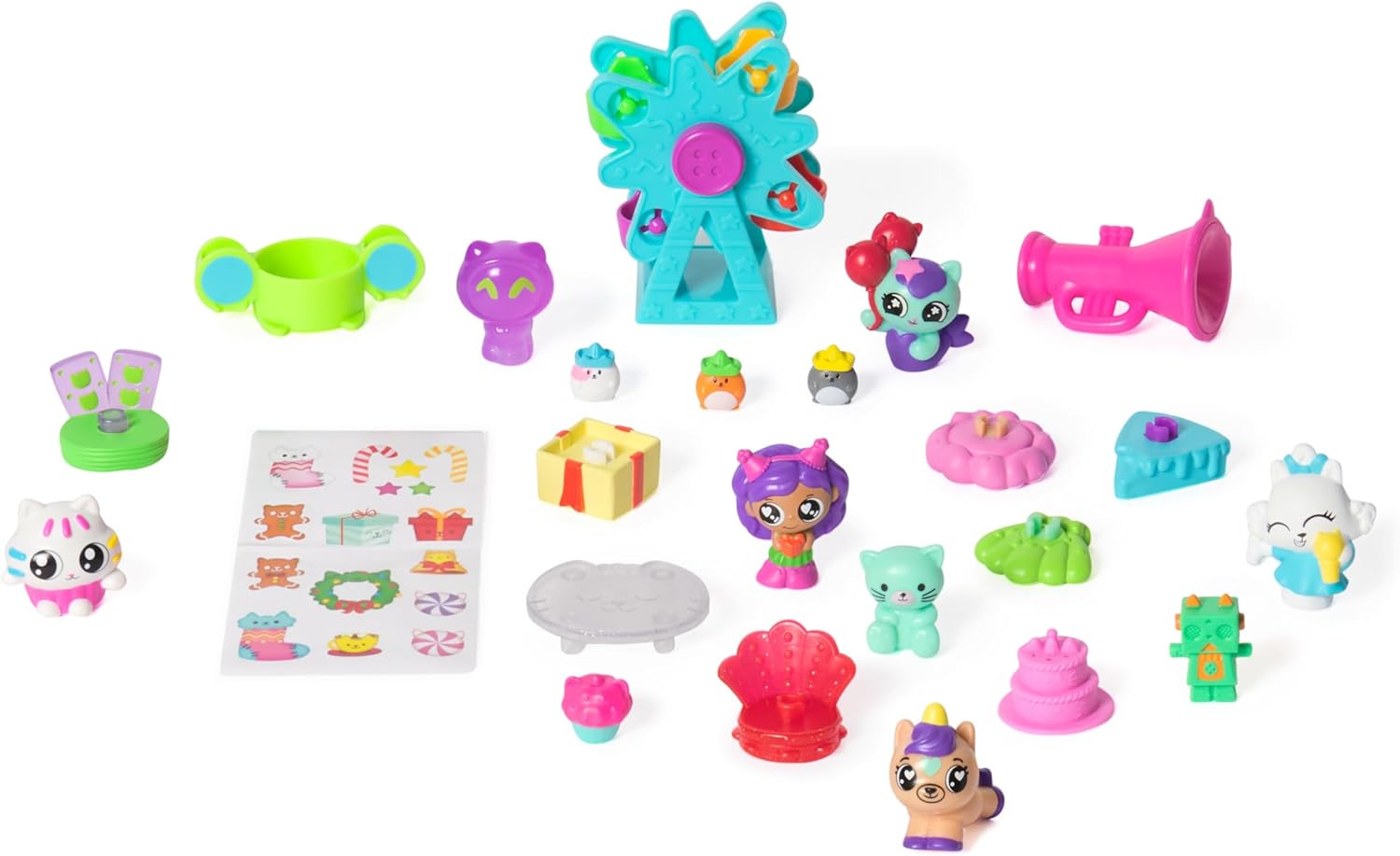 DreamWorks Gabby’s Dollhouse Advent Calendar, 24 Surprise Toys with Figures, Stickers and Doll’s House Accessories, Kids’ Toys for Girls and Boys Aged 3+