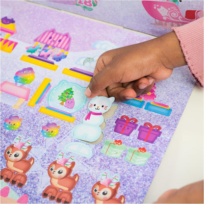 DreamWorks Gabby’s Dollhouse Advent Calendar, 24 Surprise Toys with Figures, Stickers and Doll’s House Accessories, Kids’ Toys for Girls and Boys Aged 3+