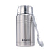 Keetan Vacuum Insulated Food Flasks BPA Free Stainless Steel Food Containers with Folding Spoon Lunch Box (Stainless Steel, 750 ml)