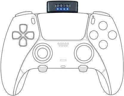 Nacon PS5 Edge Controller Battery Pack, 2H Extra Battery Life, USB-C, Compact Design