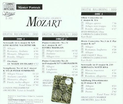 Wolfgang Amadeus Mozart - Piano Concertos, Jupiter Symphony.. (3 Cd)