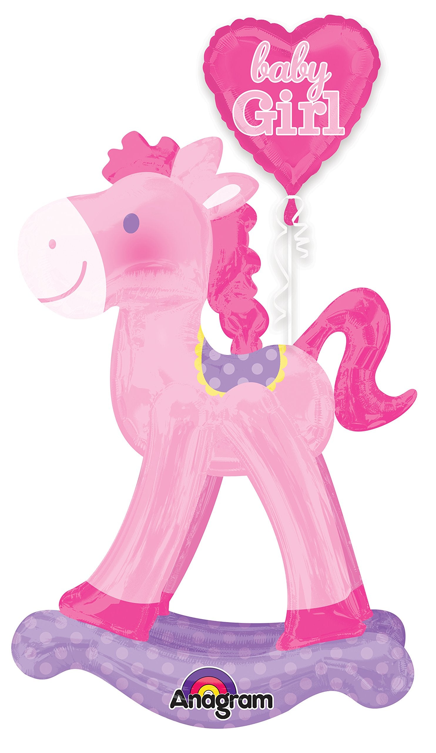 Amscan 3161101 - Globos de Papel de Aluminio para balancín de Caballo (223 x 50 Pulgadas