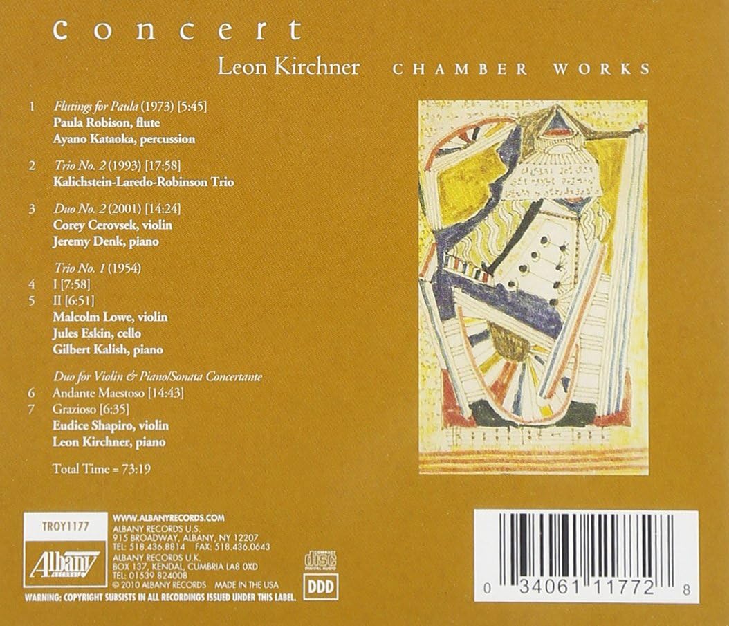 Leon Kirchner: Concert