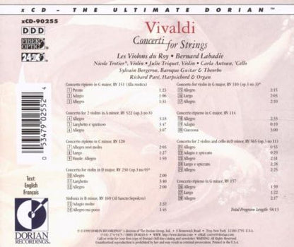 Concerti for Strings (Labadie, Les Violins Du Roy)