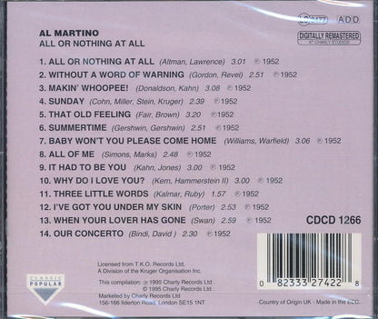 Al Martino - All Or Nothing At All