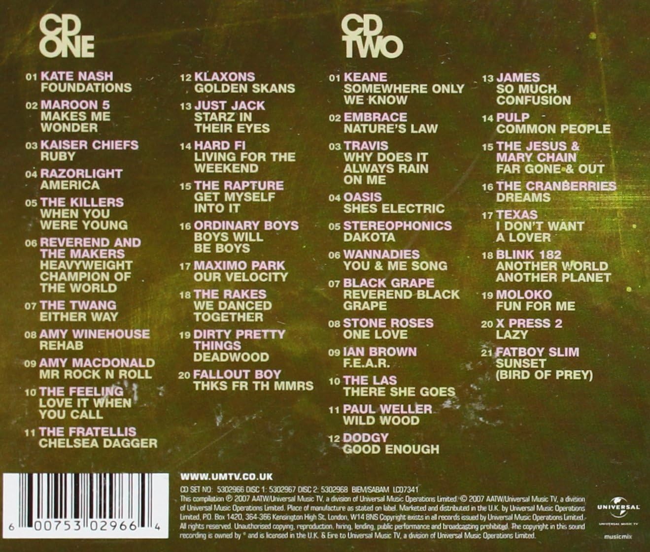 The Anthems 07: The Best Bands, the Biggest Tracks