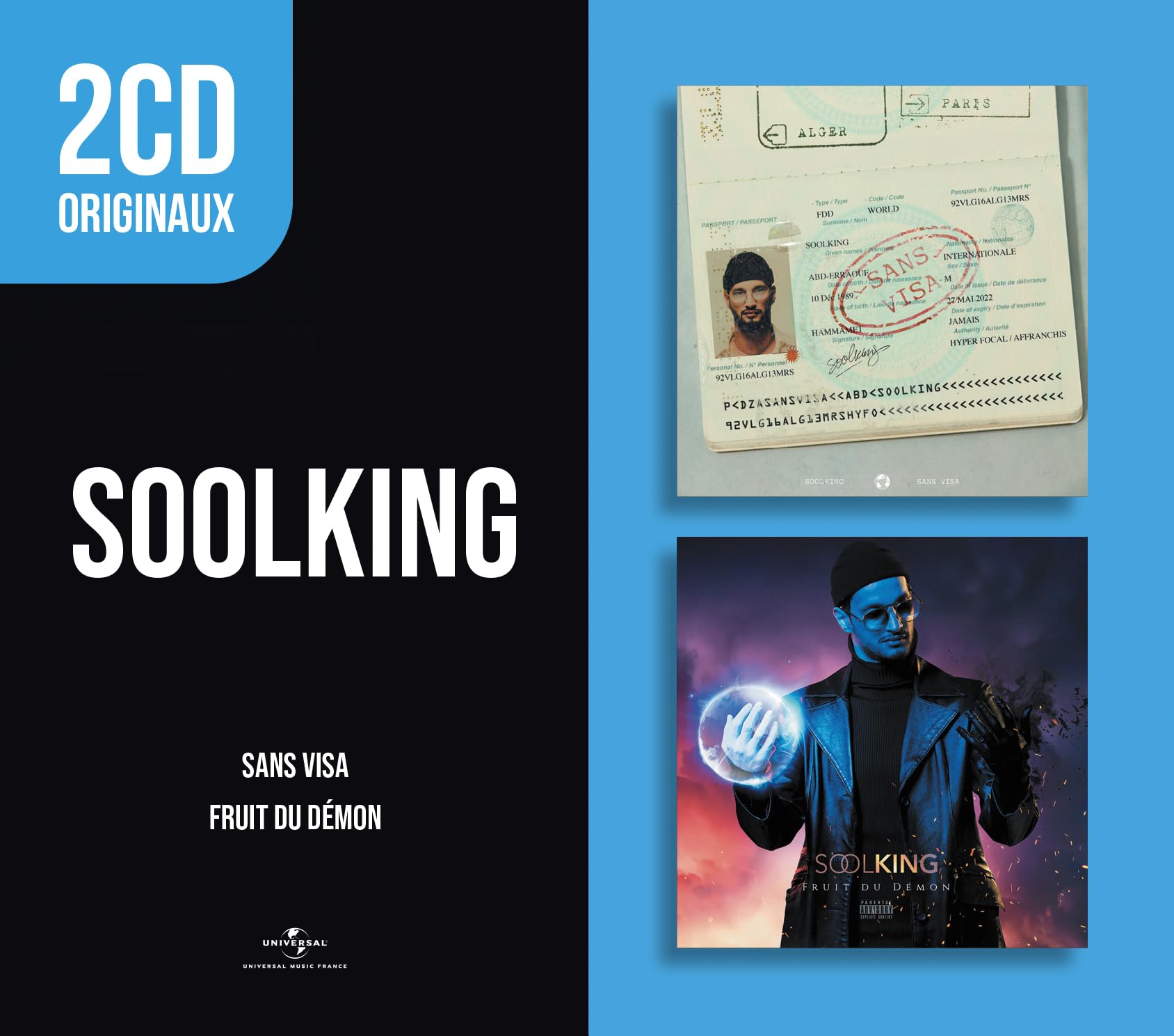 Coffret 2 CD Originaux : Sans Visa - Fruit du Démon