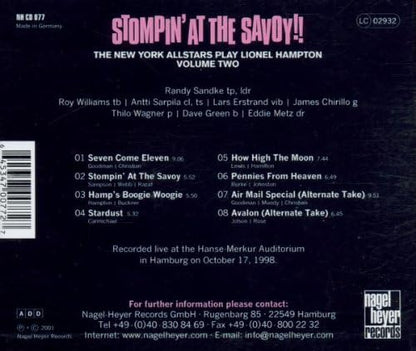 Play Lionel Hampton Vol. 2 - Stomping at the Savoy