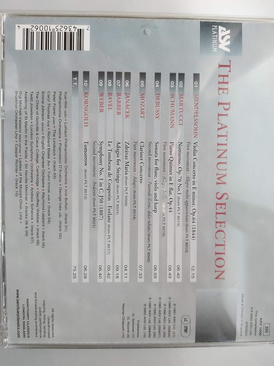 Asv Platinum Series