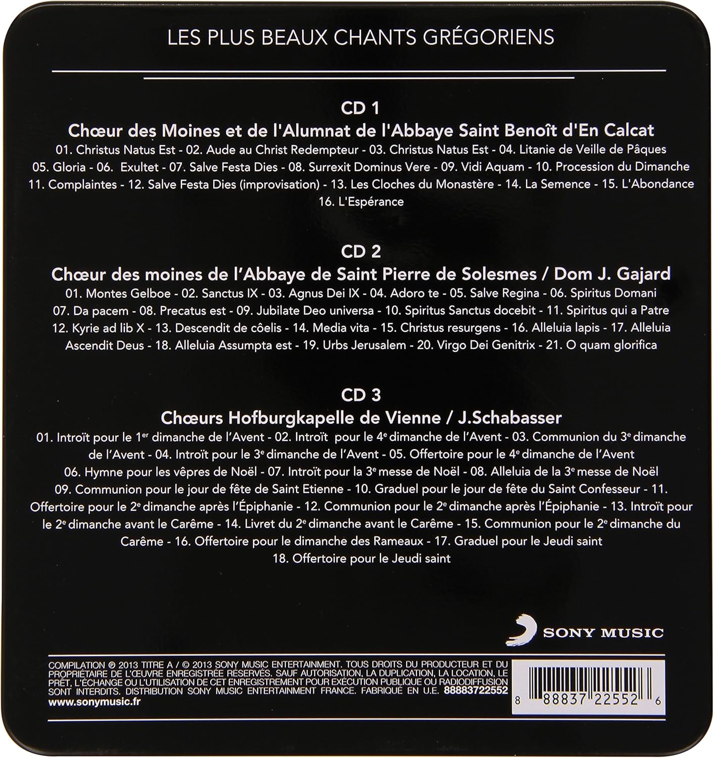 Les Plus Beaux Chants Grégoriens