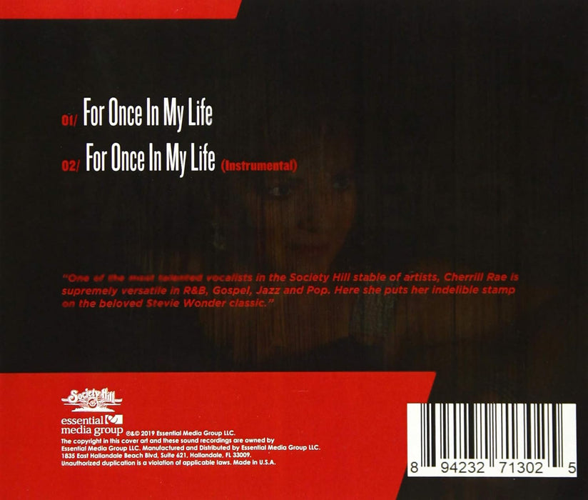 Cherrill Rae - For Once In My Life