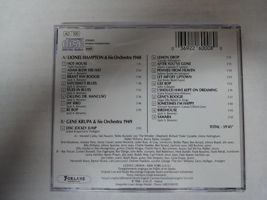 Lionel Hampton / Gene Krupa - With His Orchestra 1948