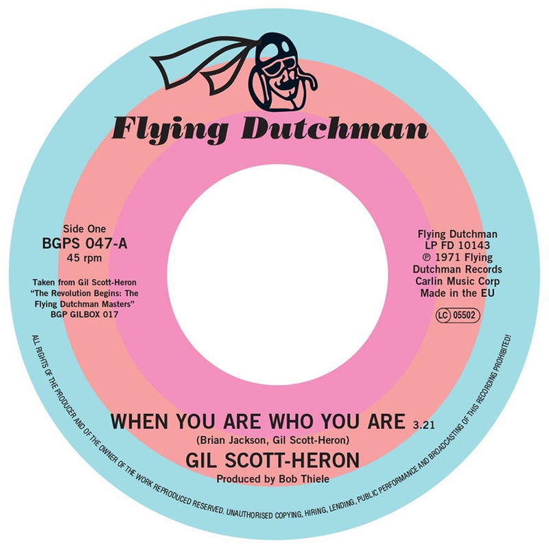 When You Are Who You Are/Free Will (Alt. Take 1)